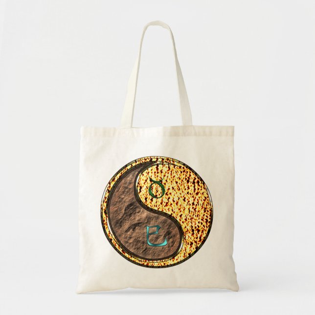 Taurus & Fire Snake Tote Bag (Front)