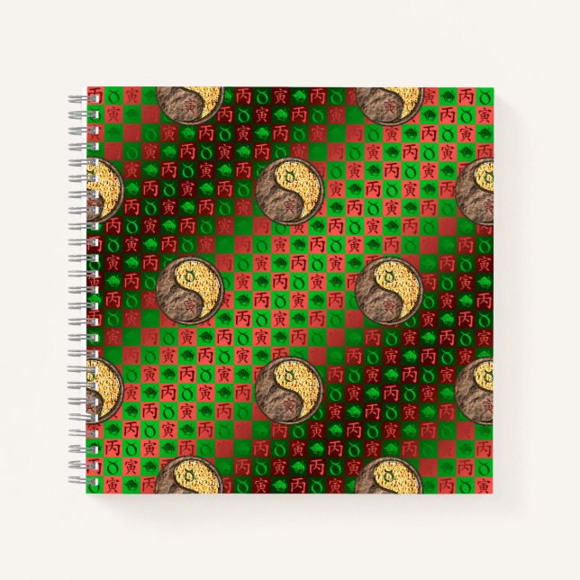 Taurus & Fire Tiger Notebook (Front)