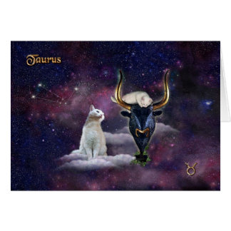 Taurus for Cat Lovers Cards