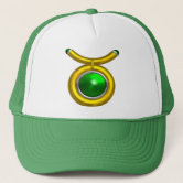 Taurus Bull zodiac sign constellation symbol Trucker Hat  display picture 1