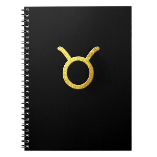Taurus Gold Notebook