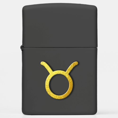 Taurus Gold Zippo Lighter