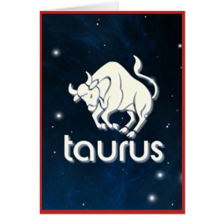 Taurus Greeting Card