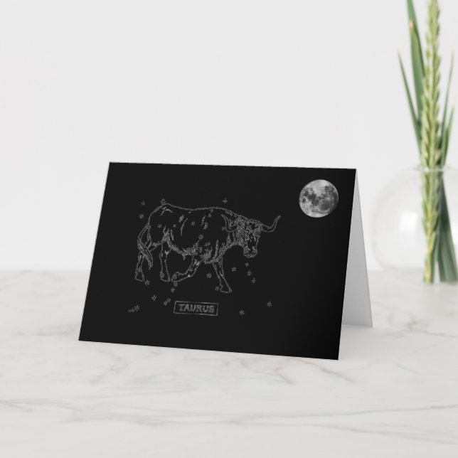 Taurus Greting Card (Front)