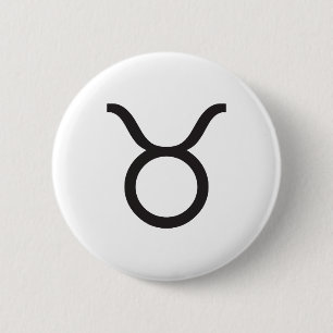TAURUS, HOROSCOPE SYMBOL BUTTON