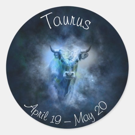 Taurus Horoscope Zodiac Sign Stickers