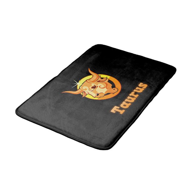 Taurus illustration bath mat (Angled)