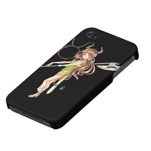 Taurus Iphone 4/4s Case (hand drawn) (Bottom)