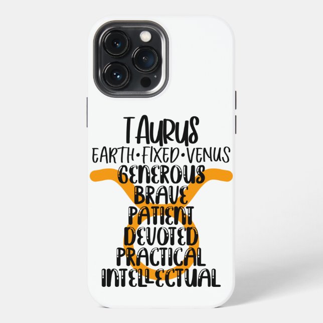 Taurus Iphone Case (Back)