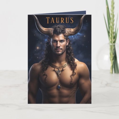 Taurus Male Birthday Card