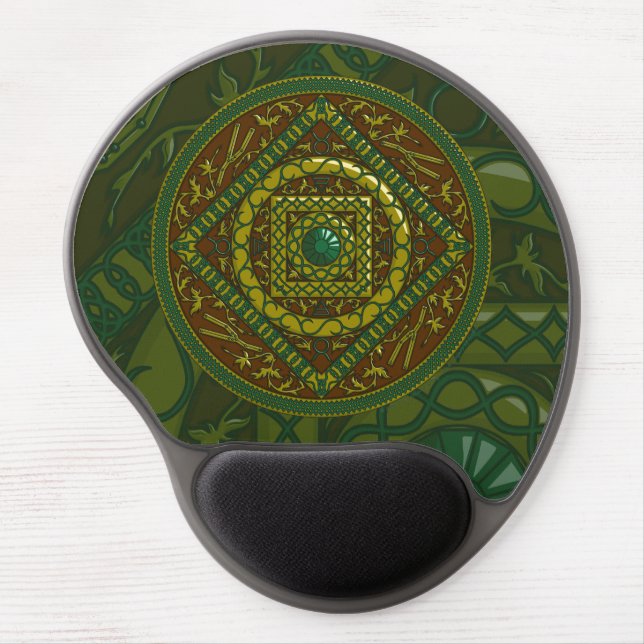 Taurus Mandala Gel Mousepad (Front)