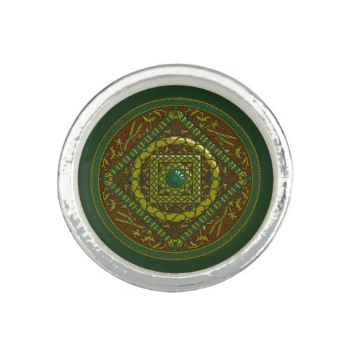 Taurus Mandala Ring