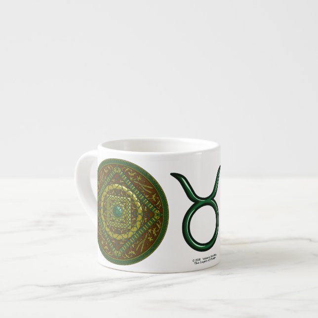 Taurus Mandala Specialty Mug (Front Left)