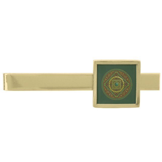 Taurus Mandala Tie Bar (Front)