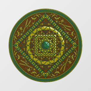 Taurus Mandala Wall Decal