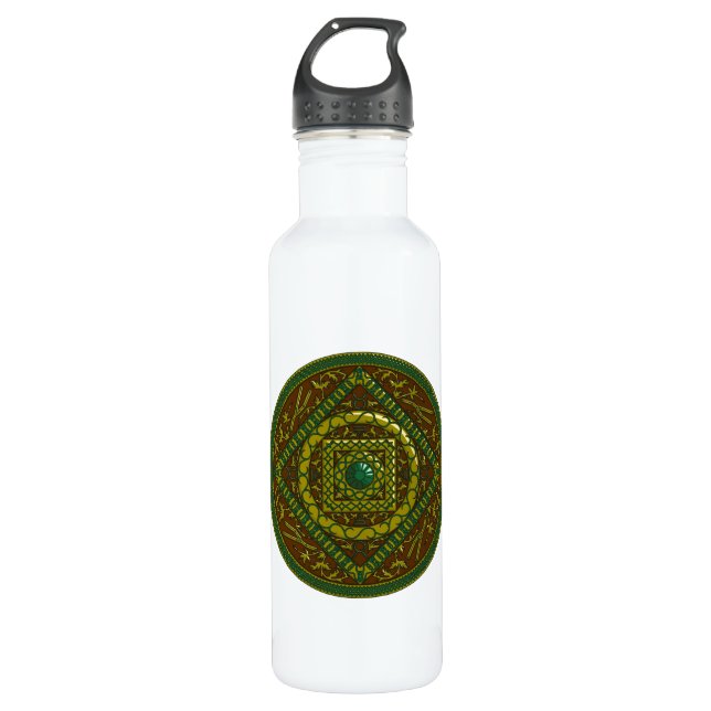 Taurus Mandala Water Bottle (Front)