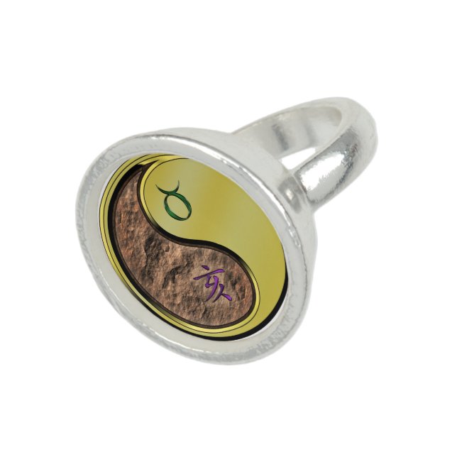 Taurus & Metal Boar Ring (Top)