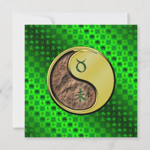 Taurus & Metal Goat Card