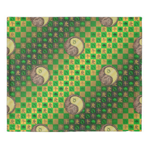 Taurus & Metal Horse Duvet Cover