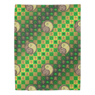 Taurus & Metal Horse Duvet Cover