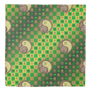 Taurus & Metal Horse Duvet Cover