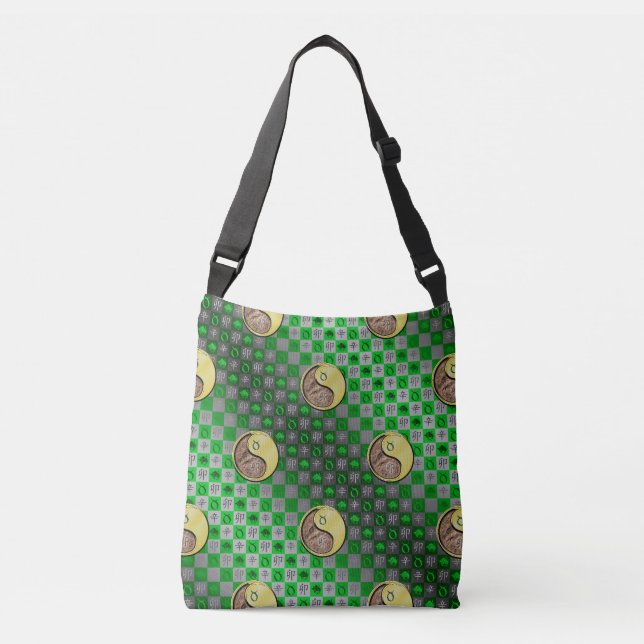 Taurus & Metal Rabbit Crossbody Bag (Front)