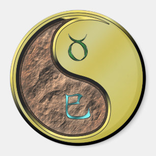 Taurus & Metal Snake Magnet
