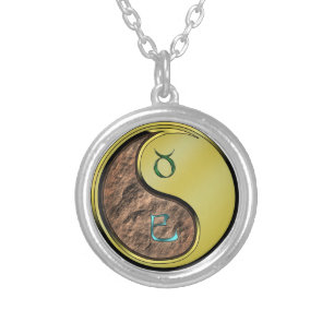 Taurus & Metal Snake Silver Plated Necklace