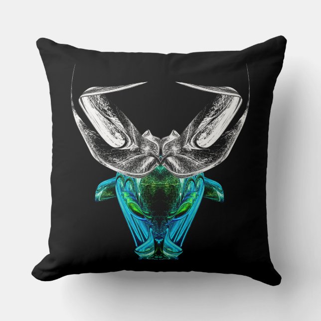 Taurus – Minimalist Zodiac Decorative Pillow (Front)