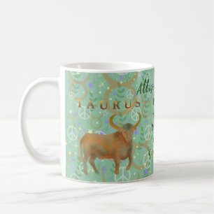 Taurus Modern Zodiac Traits Personalized Coffee Mug