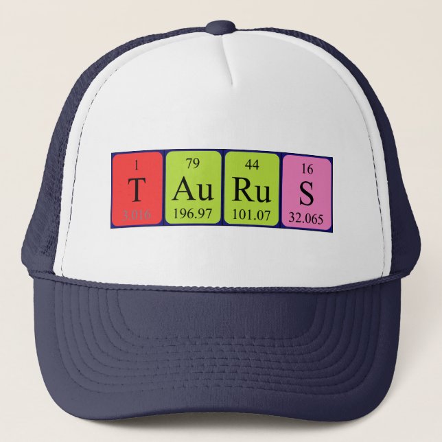 Taurus periodic table name hat (Front)
