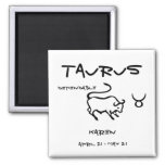 Taurus Personalize Magnet at Zazzle