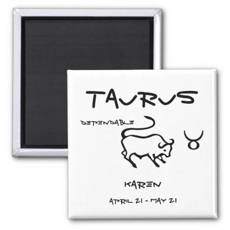 Taurus Personalize Magnet