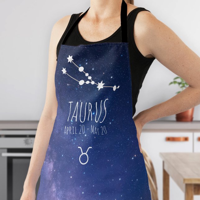Taurus | Personalized Zodiac Constellation Apron (Creator Uploaded)