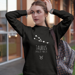 Taurus Personalized Zodiac Constellation Sweatshirt