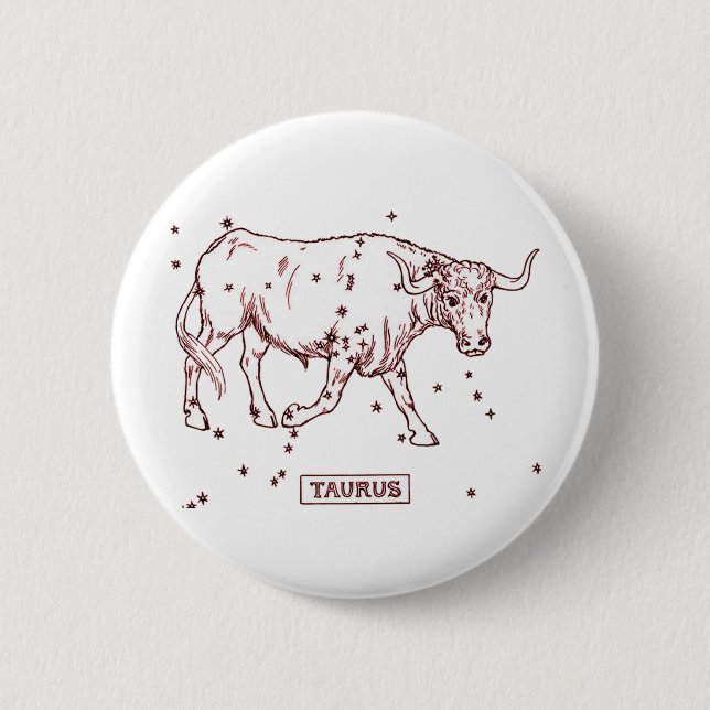Taurus Pinback Button (Front)