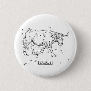 Taurus Pinback Button
