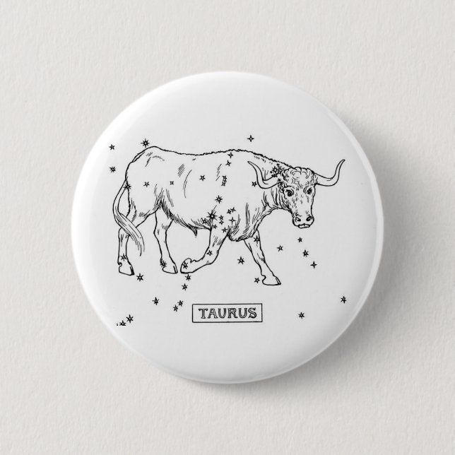 Taurus Pinback Button (Front)