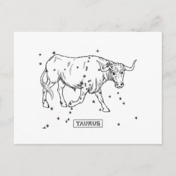 Taurus Postcard by customizedgifts at Zazzle