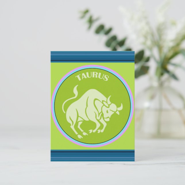 Taurus Postcard (Standing Front)