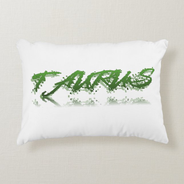 Taurus Reflection Accent Pillow (Front)