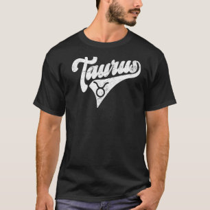 Taurus Retro Zodiac Astrology Horoscope Taurus T-Shirt