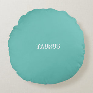 Taurus round pillow