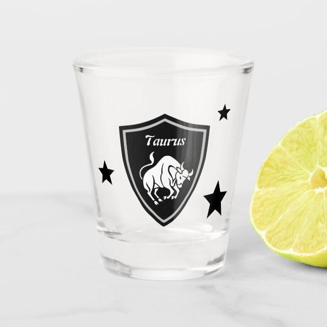 Taurus Shot Glass (Front)