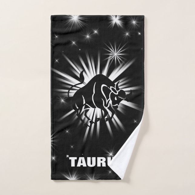 Taurus sign hand towel  (Hand Towel)