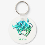 Taurus Sign Keychain