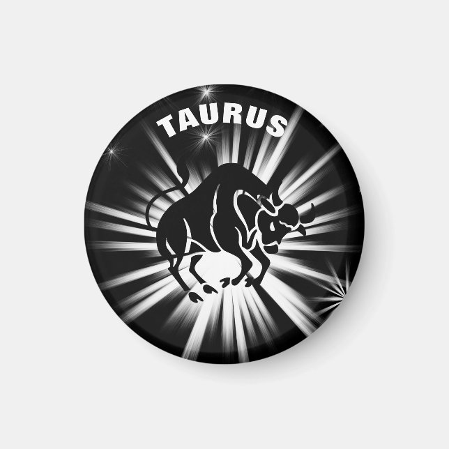 Taurus sign magnet (Front)