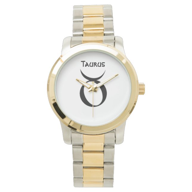 Taurus Sign of the Zodiac Watches. Watch (Front)