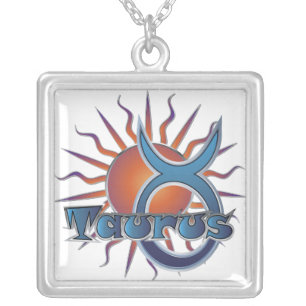 Taurus Silver Plated Necklace