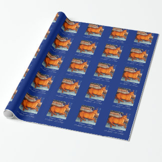 Taurus Star Sign Gift Wrap, vintage art chic Wrapping Paper